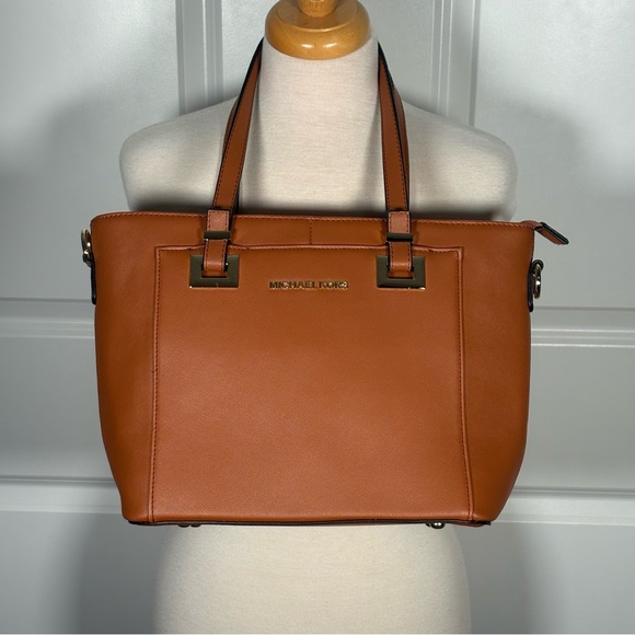 Michael Kors Handbags - Michael Kors Brown Leather Tote